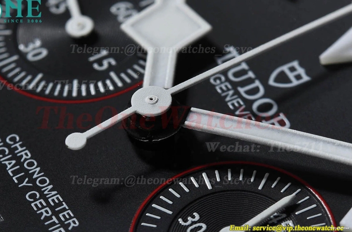 M+F Pelagos TI Chrono Black FXD NY Car A7750 43mm Dial 0119